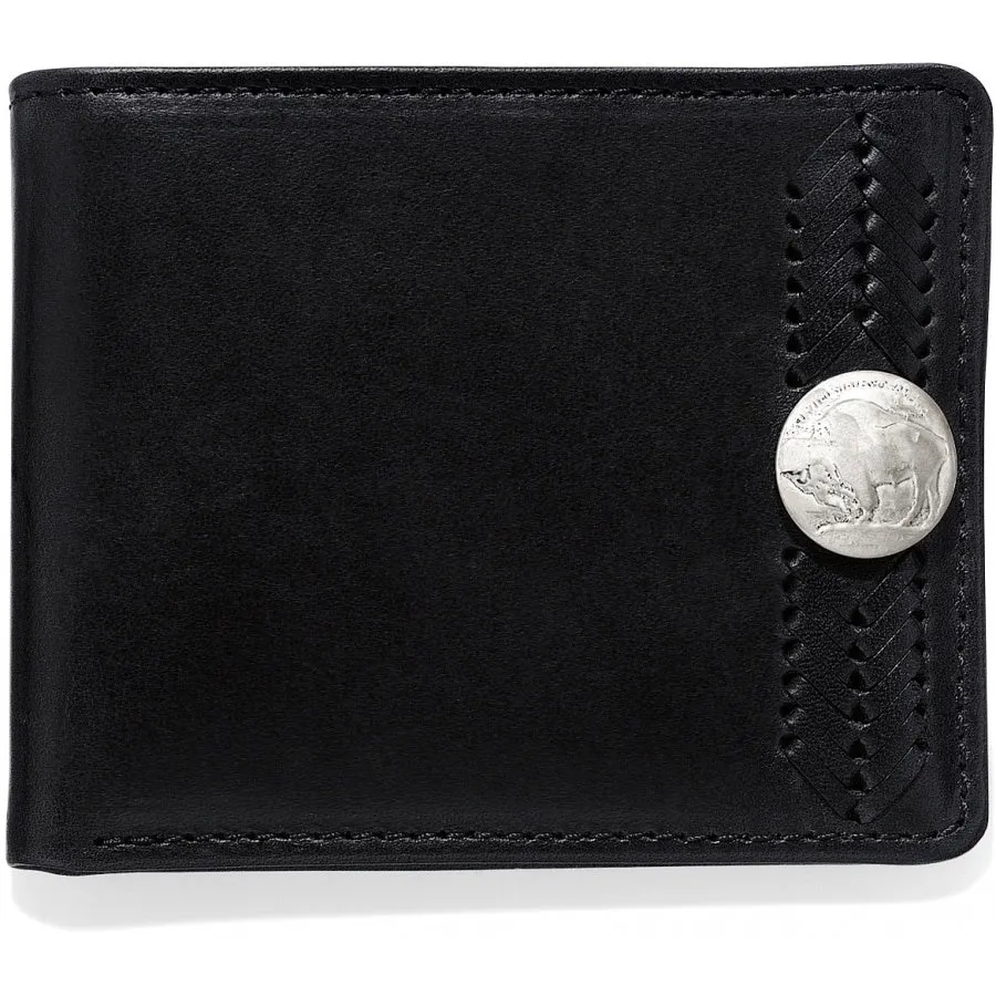 Brighton Cody Buffalo Passcase Wallet E70023 Black FW20