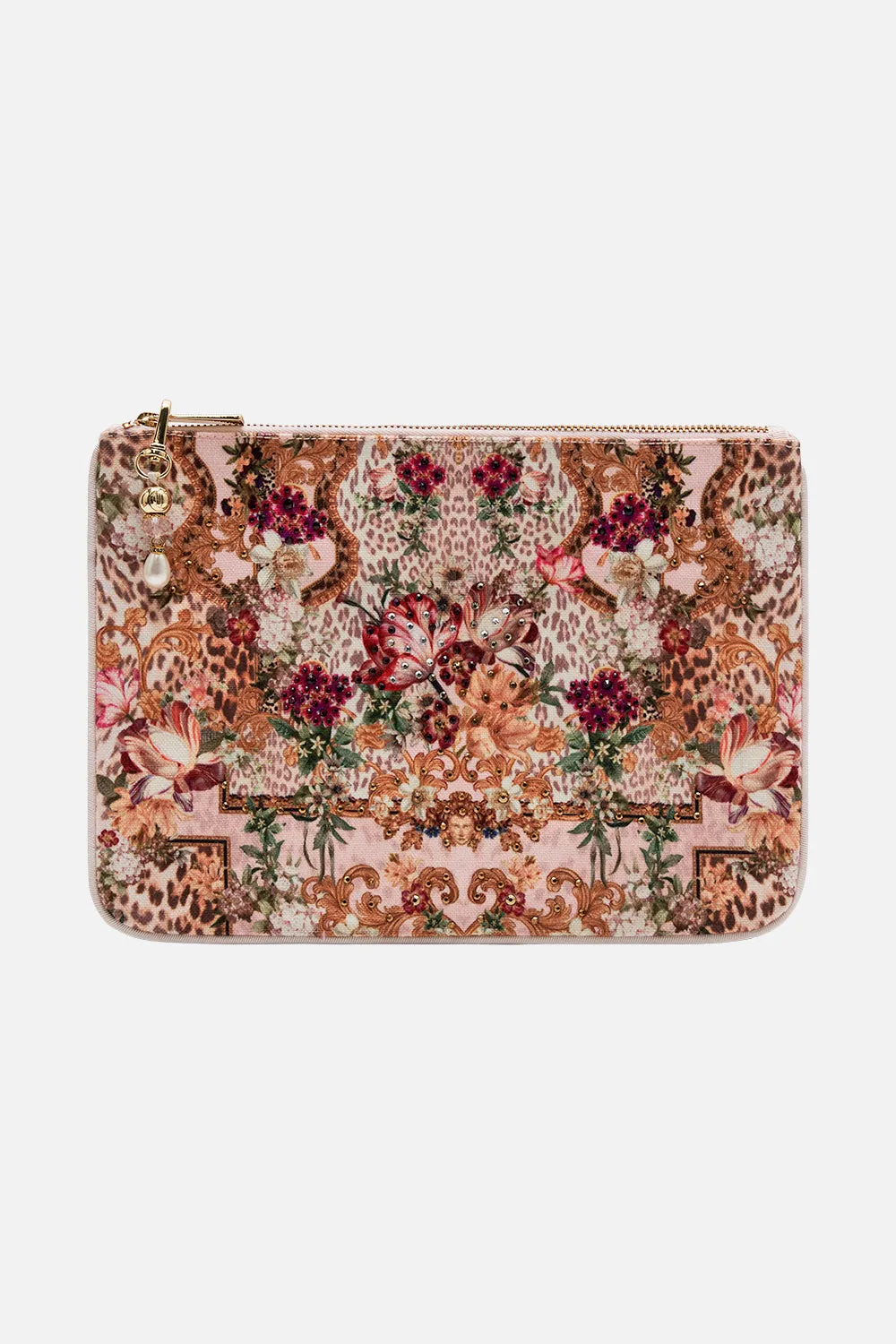 Camilla Small Canvas Clutch  - Bambino Bliss