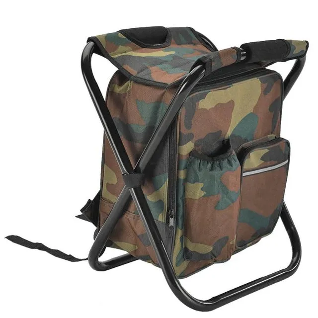 CAMPKOOL 3 in 1 Backpack Cooler Camping Chair