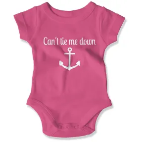 Can't Tie Me Down Baby Onesie