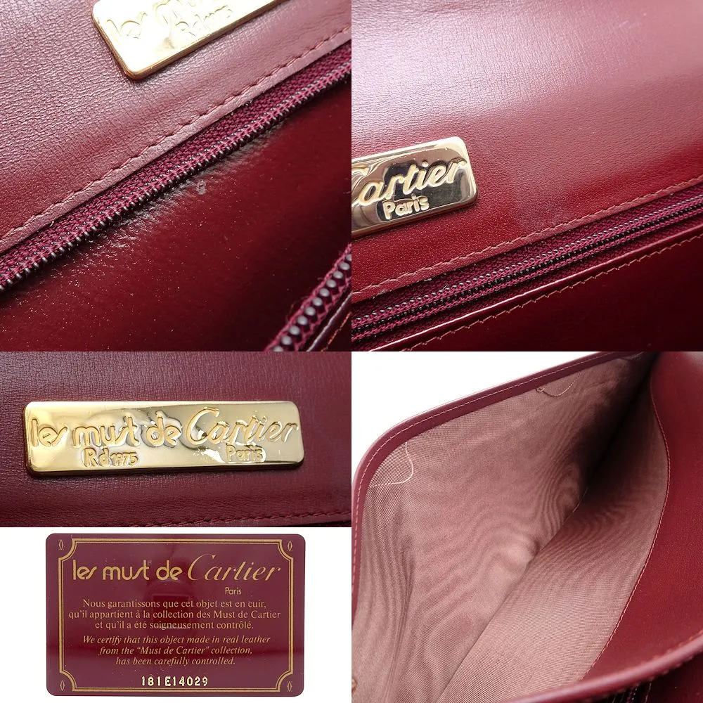 Cartier Leather Clutch Must Line