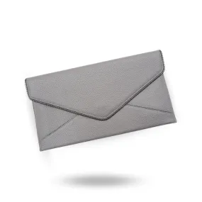 CASTLECRAG - Grey Genuine leather Clutch