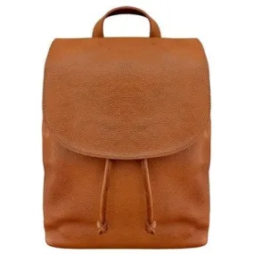 Challenger Tan Full Grain Pebbled Leather Backpack