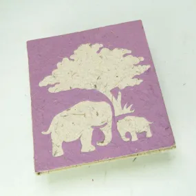 Classic Elephant POOPOOPAPER - Mom & Baby - Purple - Eco-friendly Journal