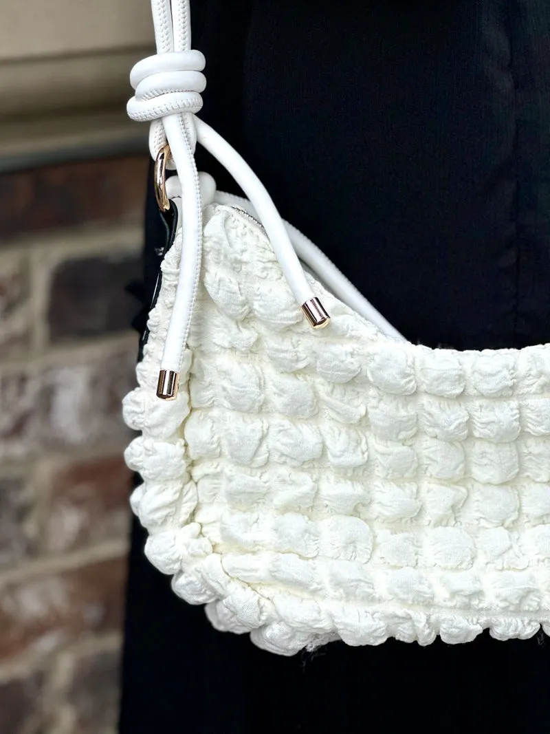 Cloud Nine Quilted Bag - Ivory