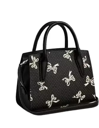 Coach Andrea Carryall Bag With Bow Print