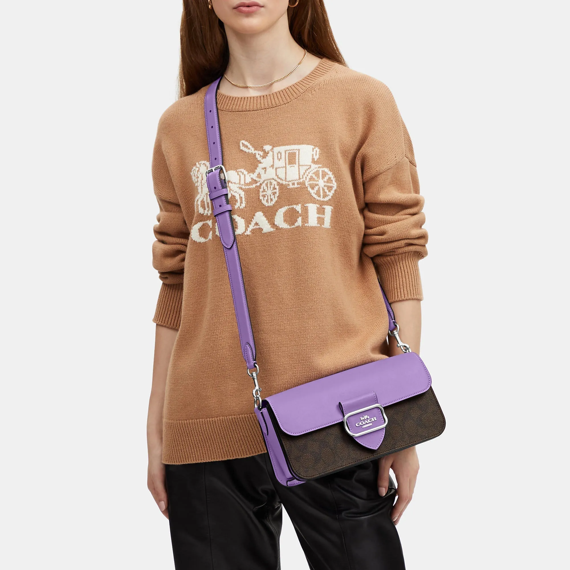 Coach Outlet Morgan Shoulder Bag In Signature Canvas