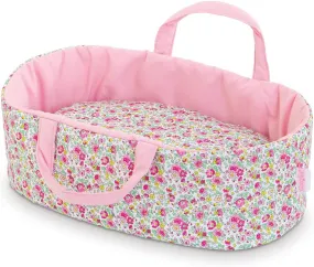 Corolle Baby Doll Floral Carry Bed for 12" Baby Dolls