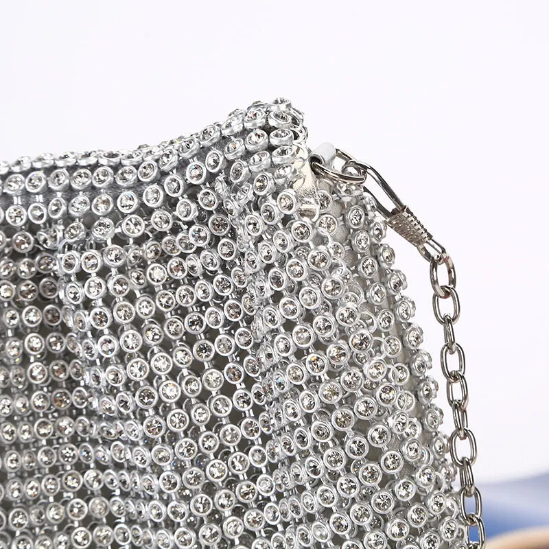 Creative Rhinestone Clutch Vertical Style Ladies