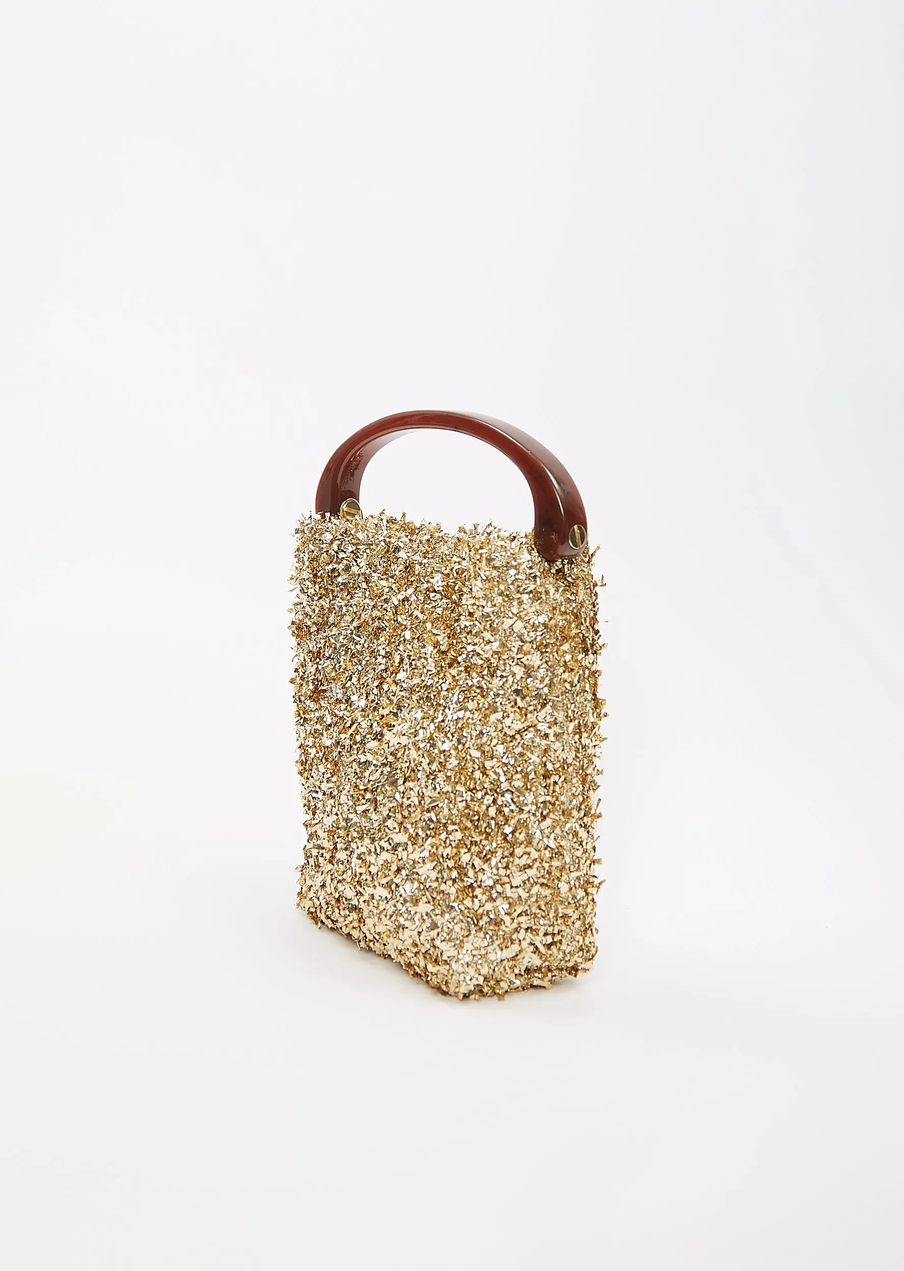 Crossbody Crisp Bag — Gold