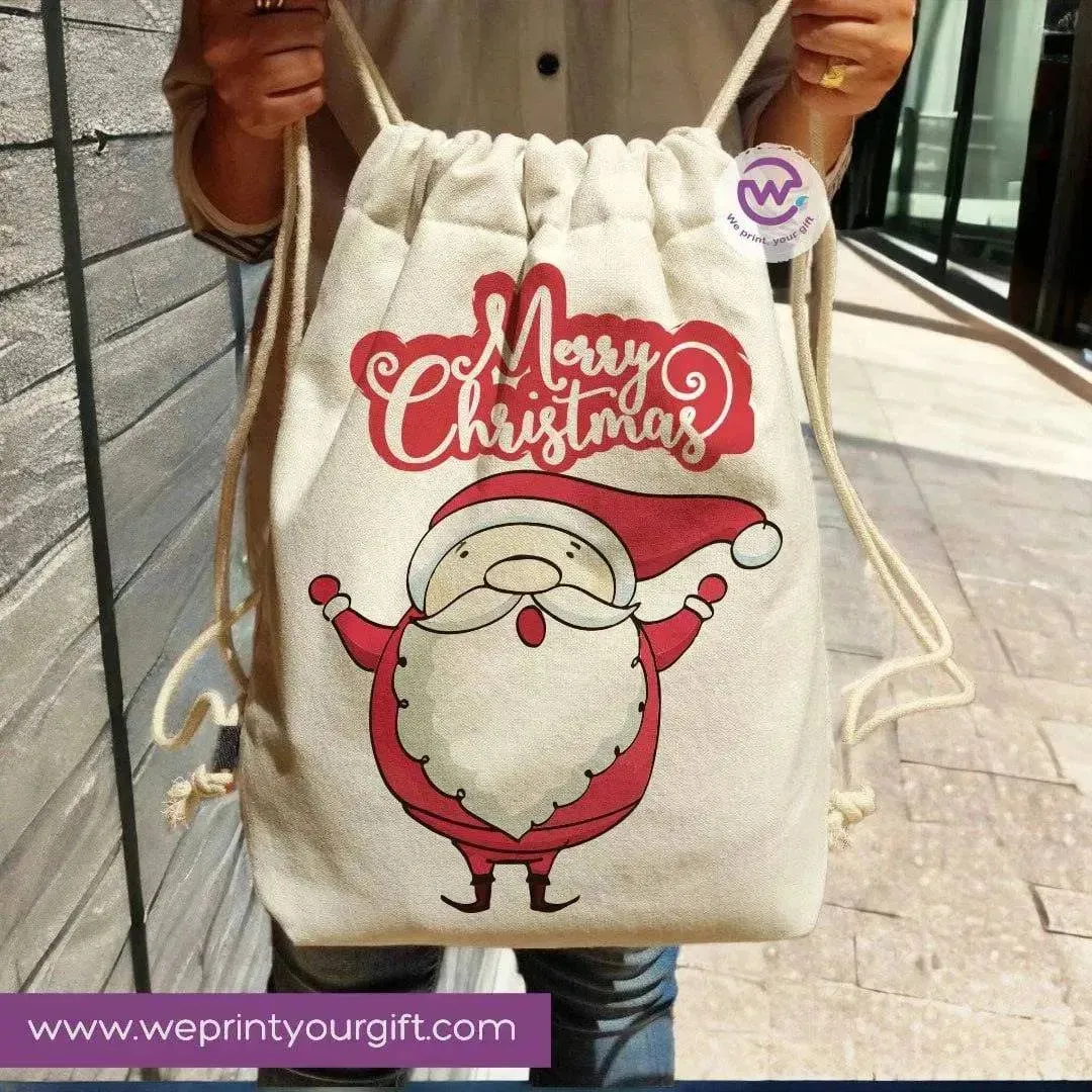 Drawstring Bag -Christmas-B