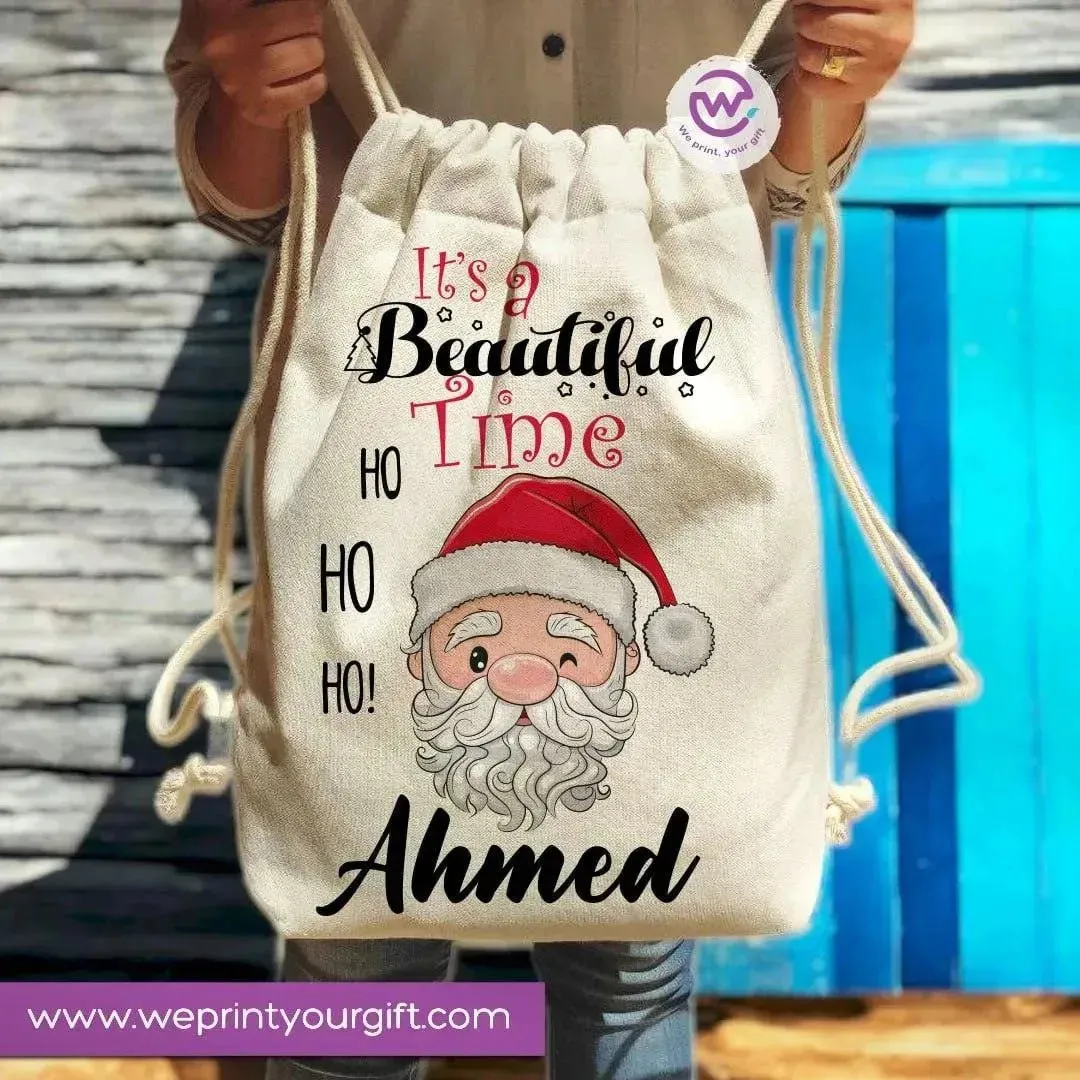 Drawstring Bag -Christmas-B