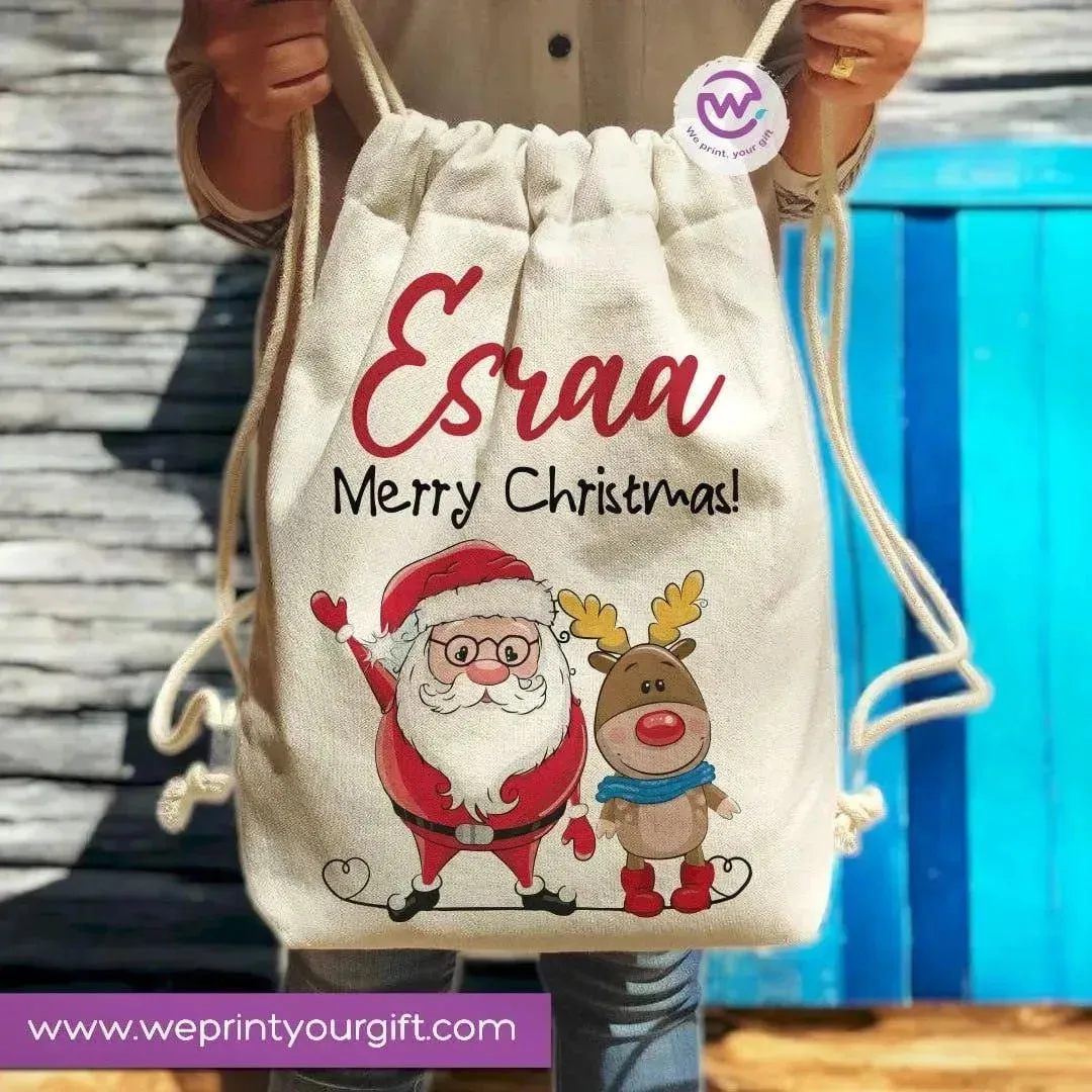 Drawstring Bag -Christmas-B