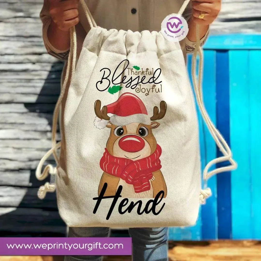 Drawstring Bag -Christmas-B