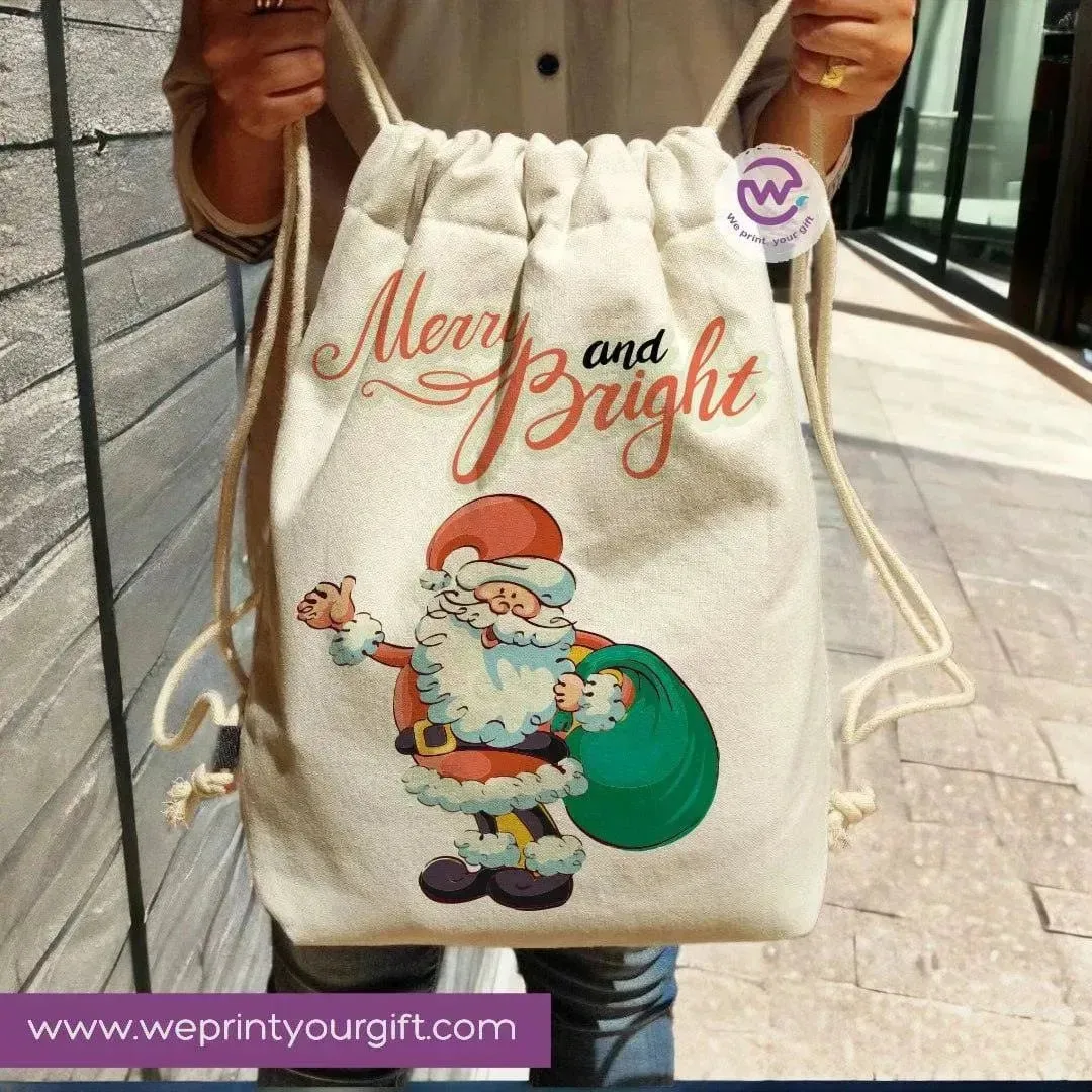 Drawstring Bag -Christmas-B