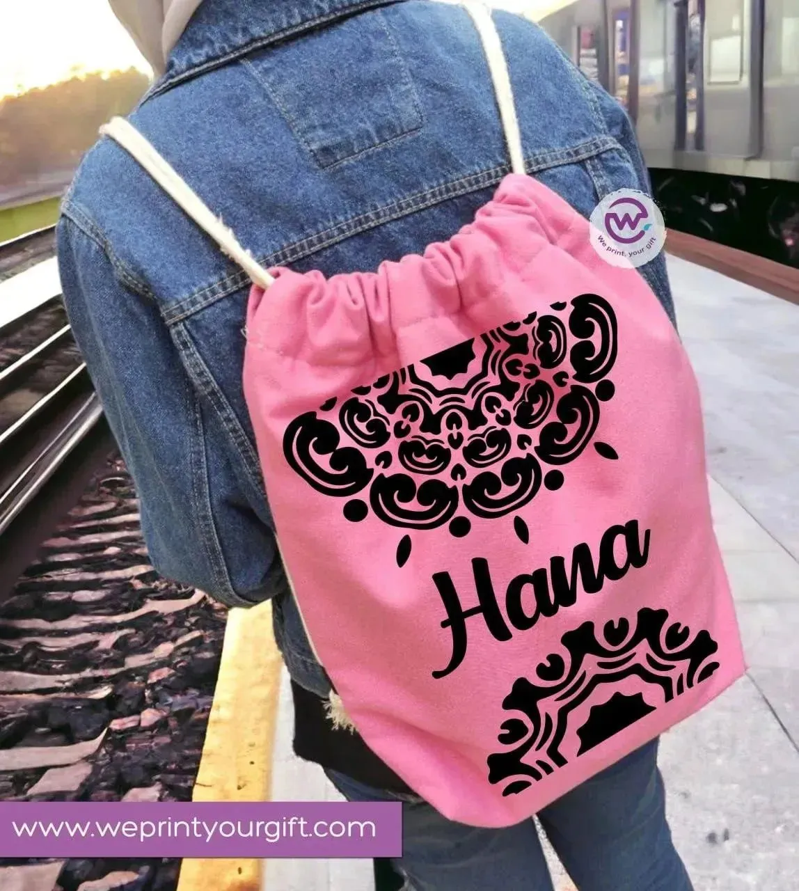 Drawstring Bag - Names-B