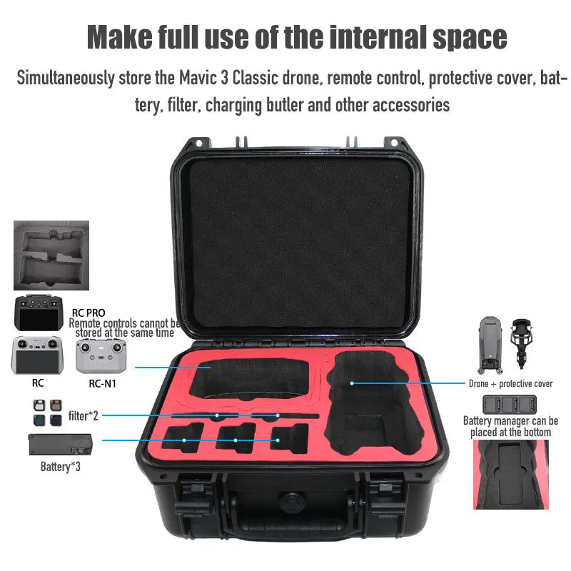 Drone Storage bag explosion-proof case for DJI Mavic3 Classic drone Quadcopter