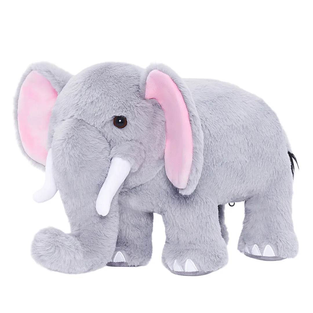 Elephant Family Plush Toy Set with 4 Pieces Baby Gift Set