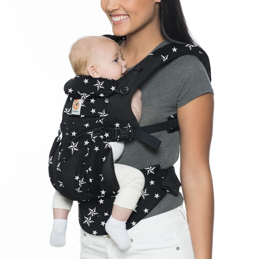 Ergobaby 4 Position Draagzak 360 Omni Breeze | Black Stars