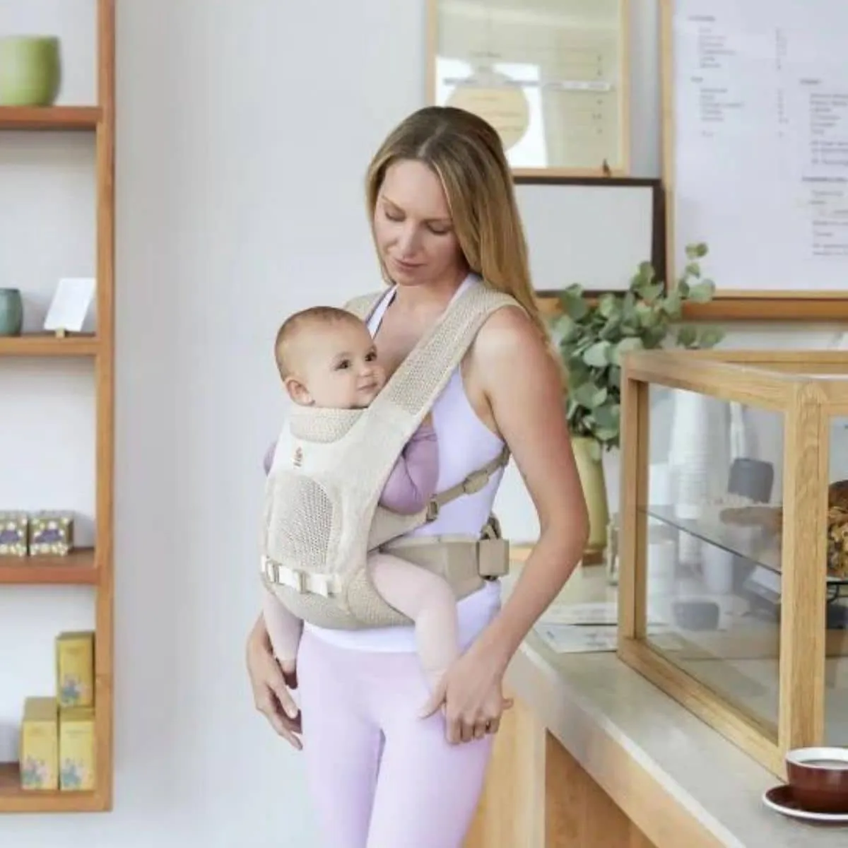 Ergobaby Aerloom Baby Carrier - Sandstone