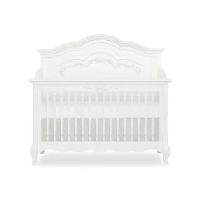 Evolur Aurora 5-in-1 Convertible Crib in Frost White