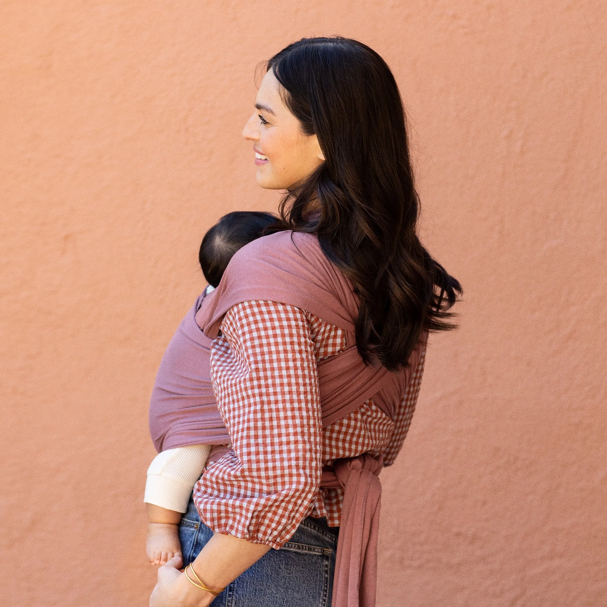 Evolution Baby Wrap Carrier - Terracotta