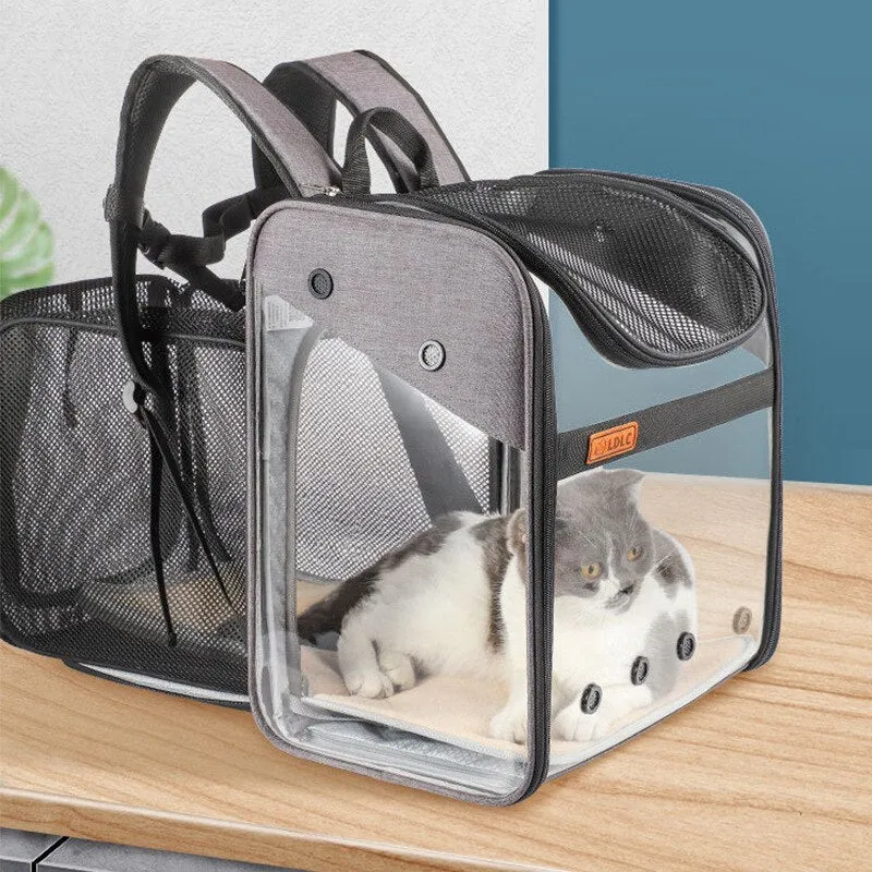 Expandable Breathable Pet Backpack