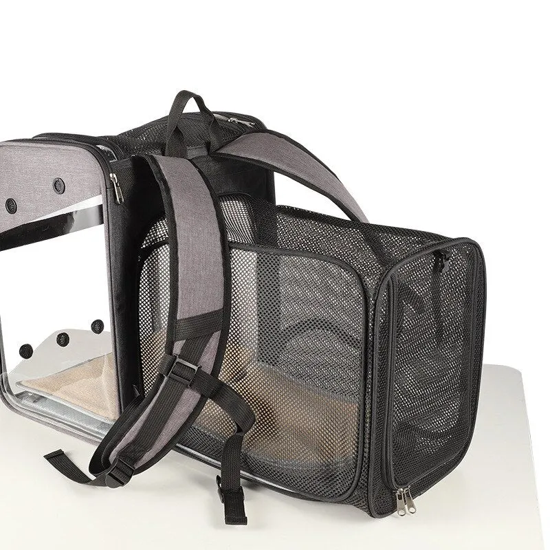 Expandable Breathable Pet Backpack