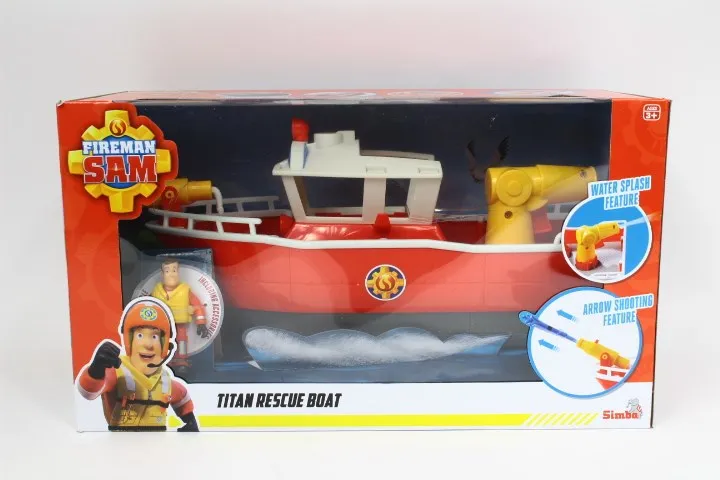 Firefighter Sam Titan Fire Boat 925-2580