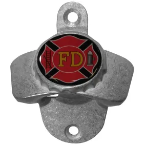 Firefighter Wall Bottle Opener