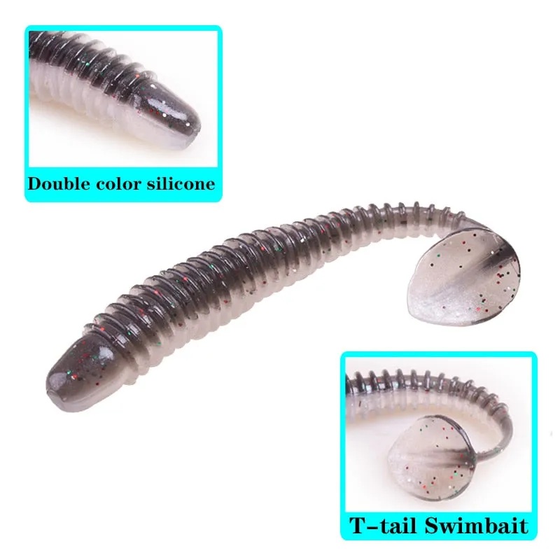 Fishing Soft Lures Silicone Bait 9.5cm 7cm 5cm