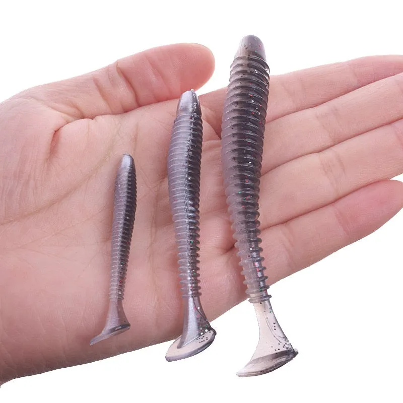 Fishing Soft Lures Silicone Bait 9.5cm 7cm 5cm