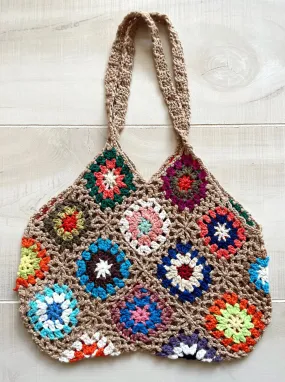 Floral Crochet Bag