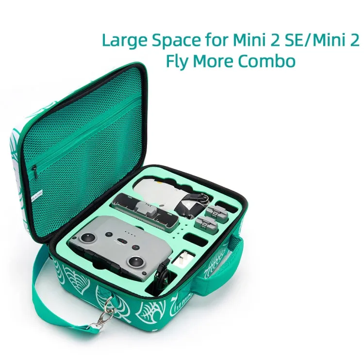 For DJI Mini 2 SE Animal Forest Theme Shoulder Bag Carrying Storage Bag, Size: 29 x 22 x 13cm (Green)