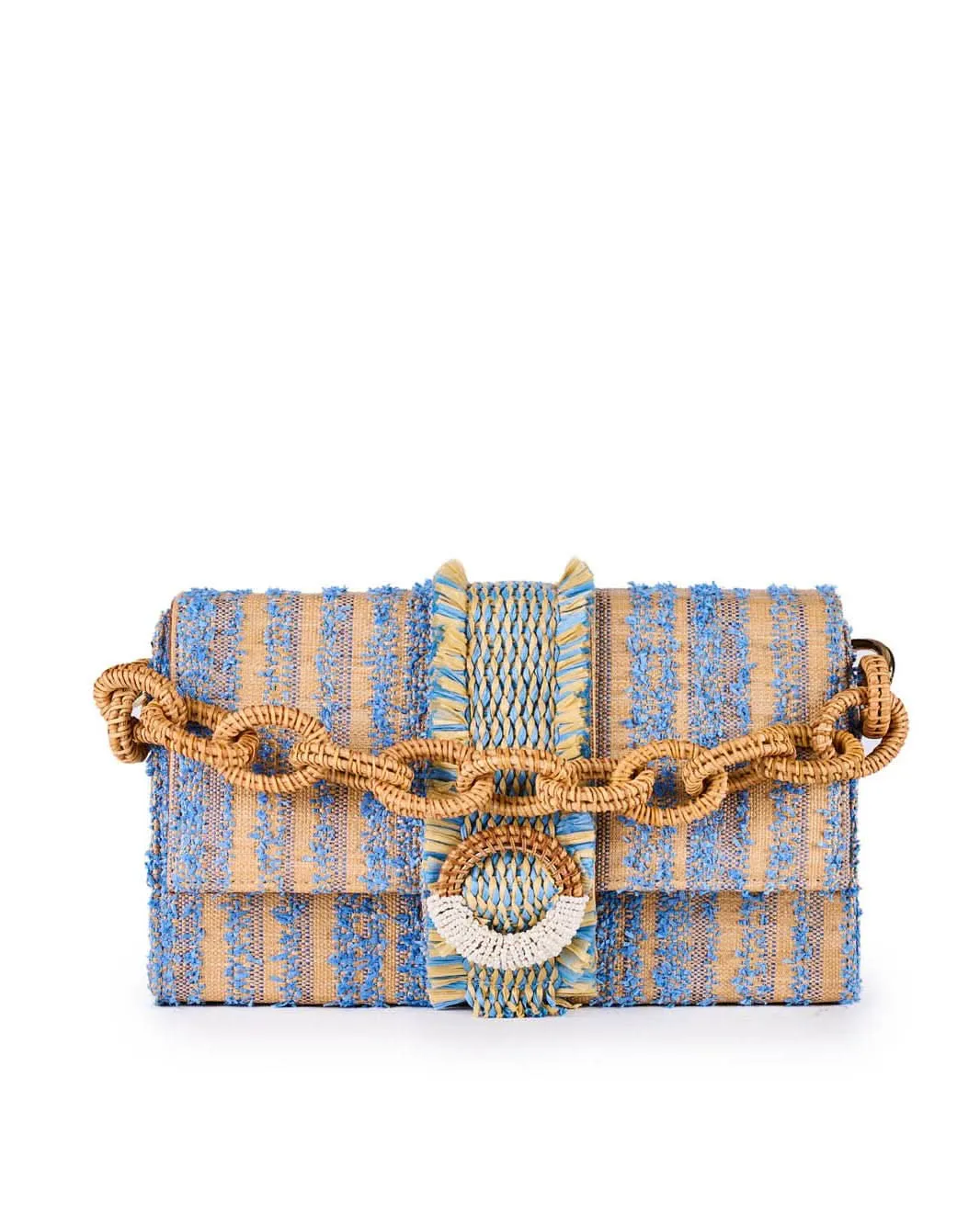 Ginger Frill Orange Jacquard Crossbody