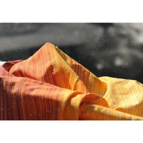 Girasol Hand Woven Wrap - Firework Yellow