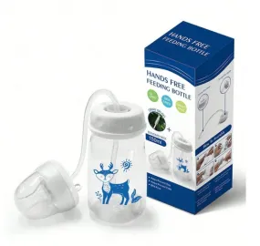 Hand's Free Baby Bottle - Blue