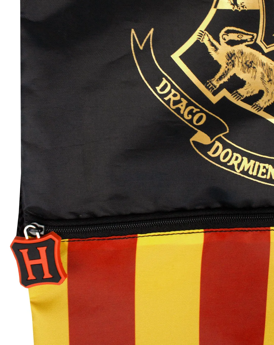 Harry Potter Hogwarts Crest Official Drawstring Bag for Gym School Swimming