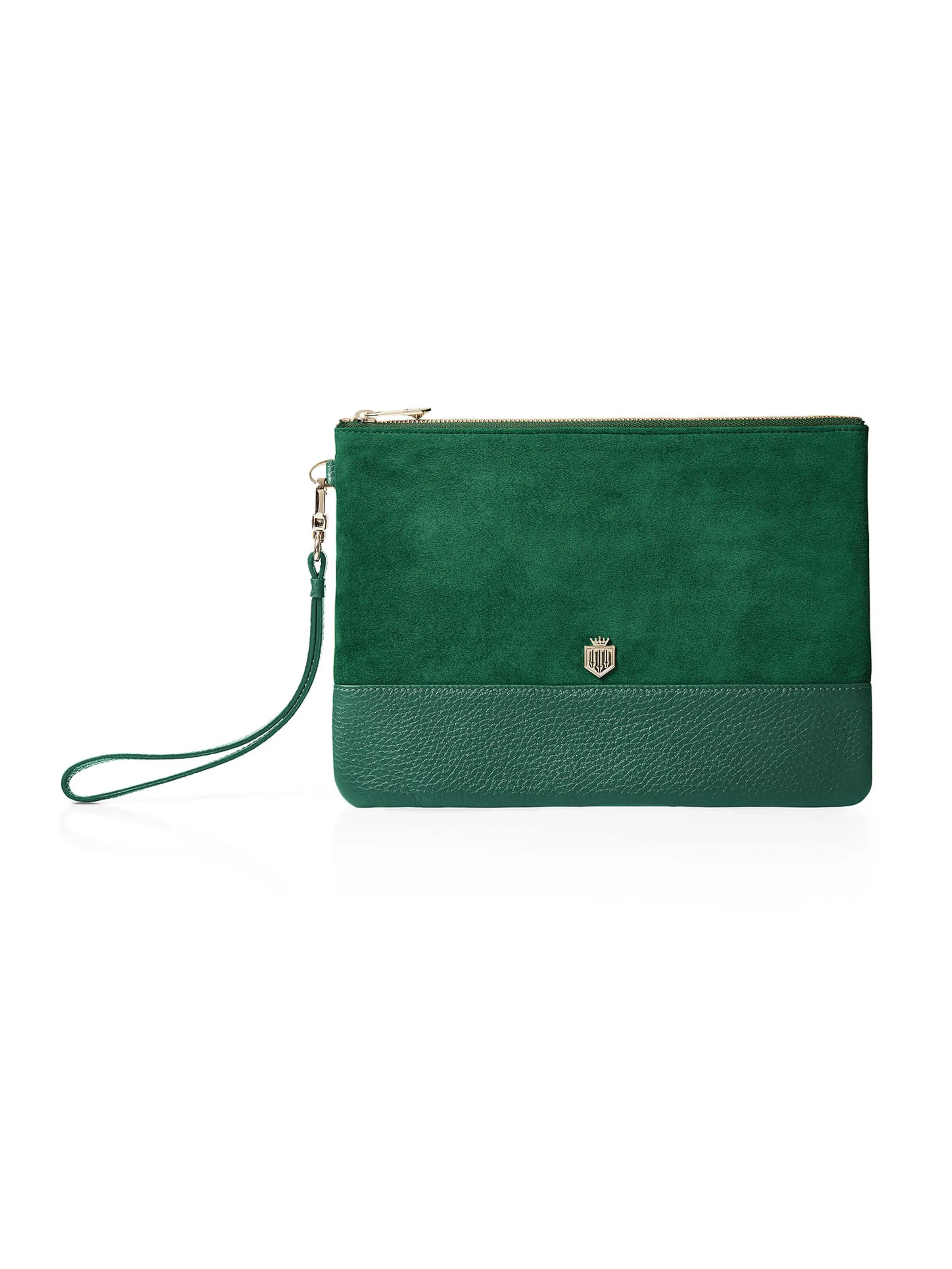 Highbury Clutch - Emerald Green