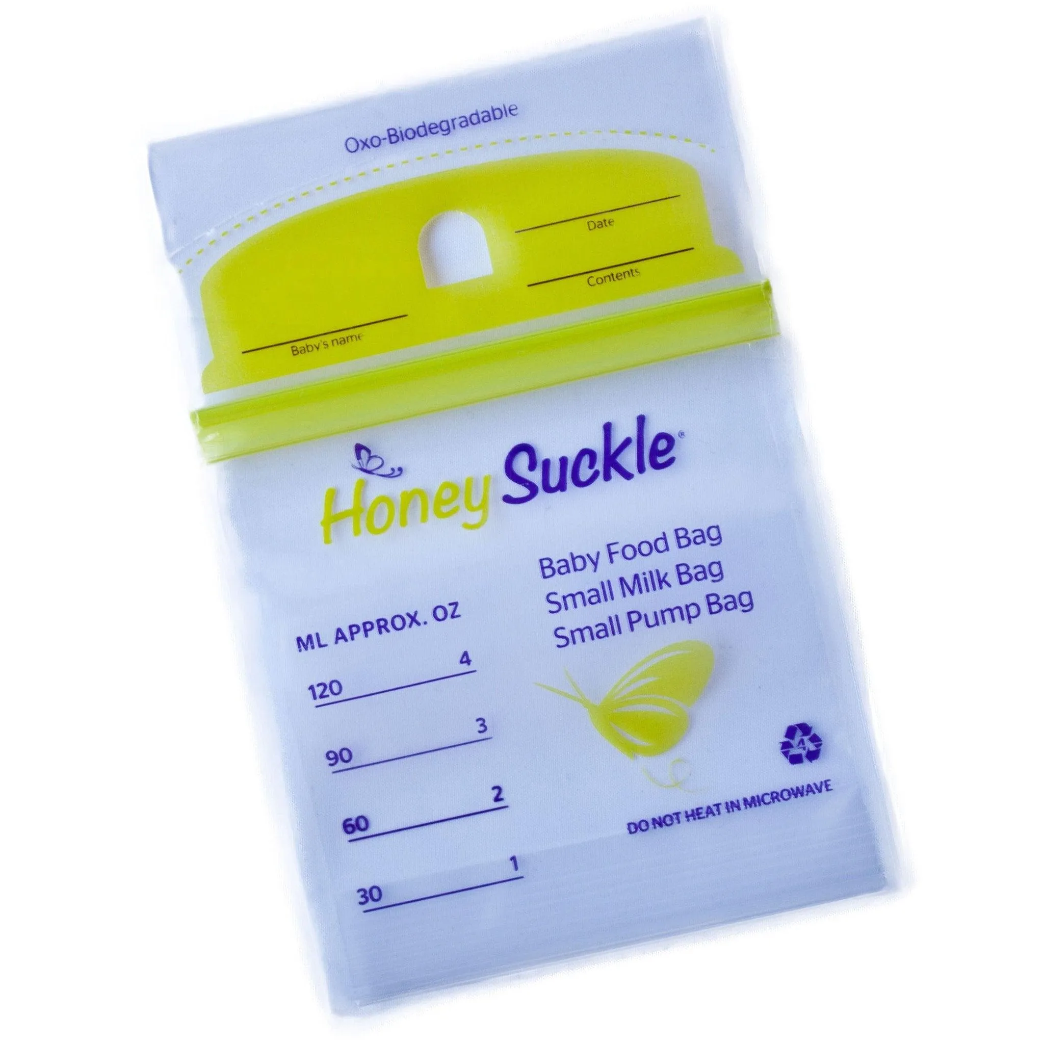 HoneySuckle Baby Food Bags 4oz. 25s