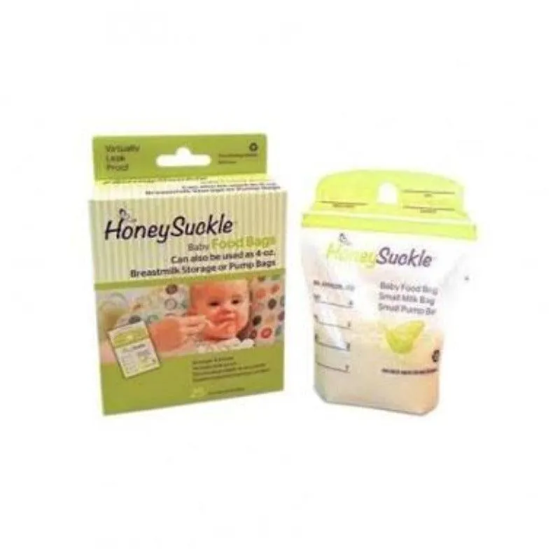 HoneySuckle Baby Food Bags 4oz. 25s