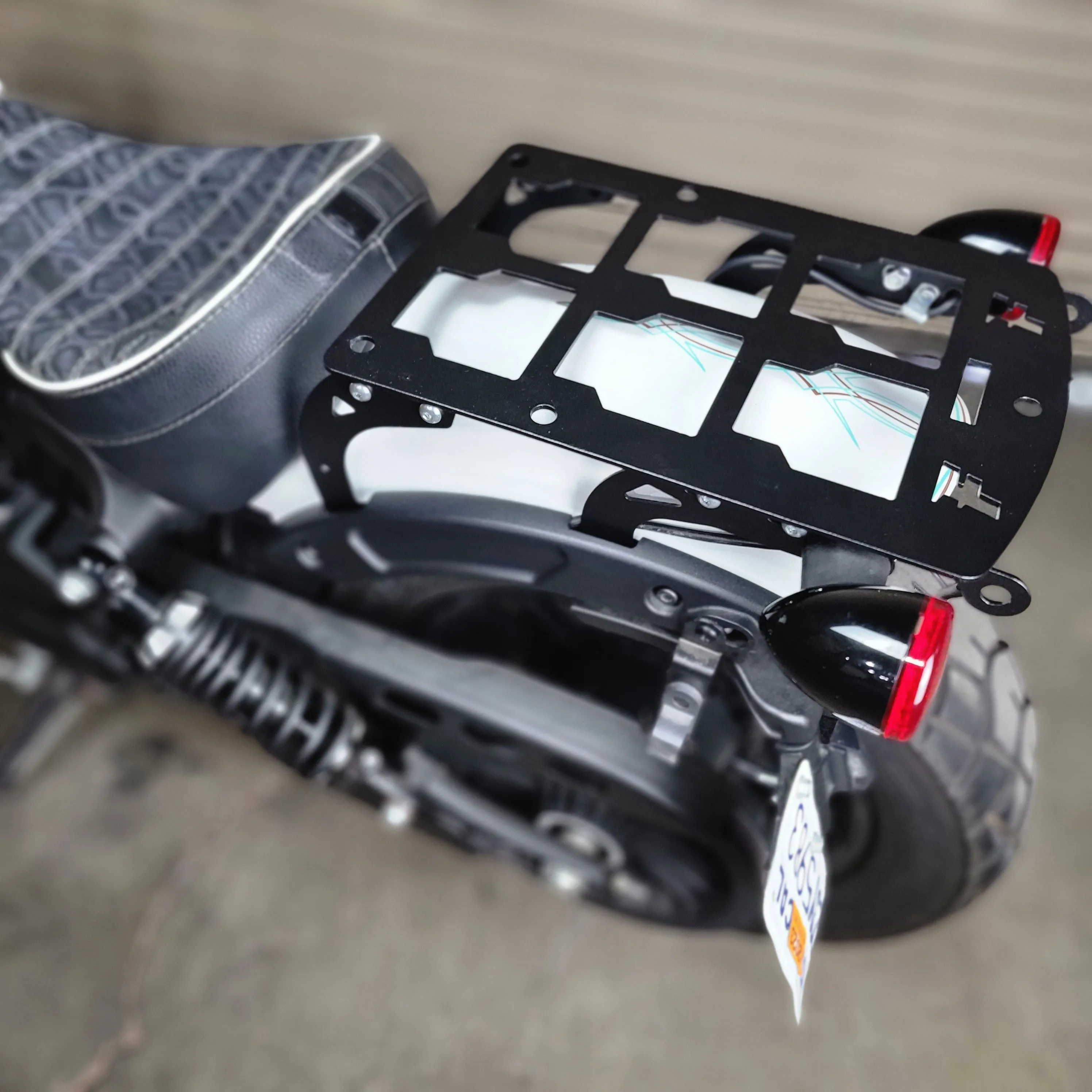 Indian Scout Bobber / Rogue Luggage Rack by Fastlab