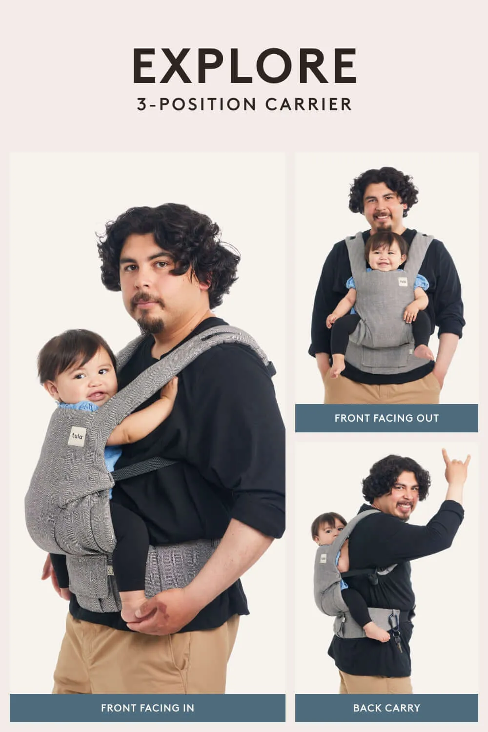 Indigo - Mesh Explore Baby Carrier