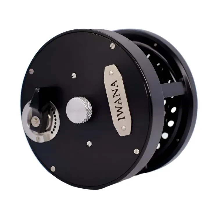 Iwana Retro Salmon Reel - Black