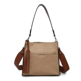 JEN & CO LYLA CROSSBODY BAG TAN