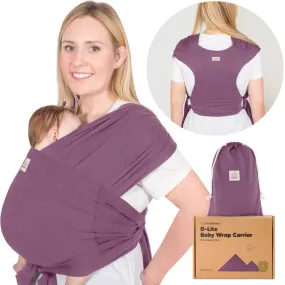 KeaBabies Baby Wrap Carrier (Dark Mauve)