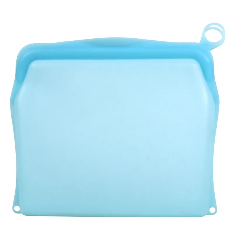 Kitchen Fruit And Vegetable Silicone Fresh-keeping Bag Thickened Food Daily Necessities Portable Self-sealing Storage Bag