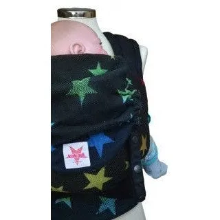 Kokadi Toddler Size Flip - Black Rainbow Stars (Limited Edition)