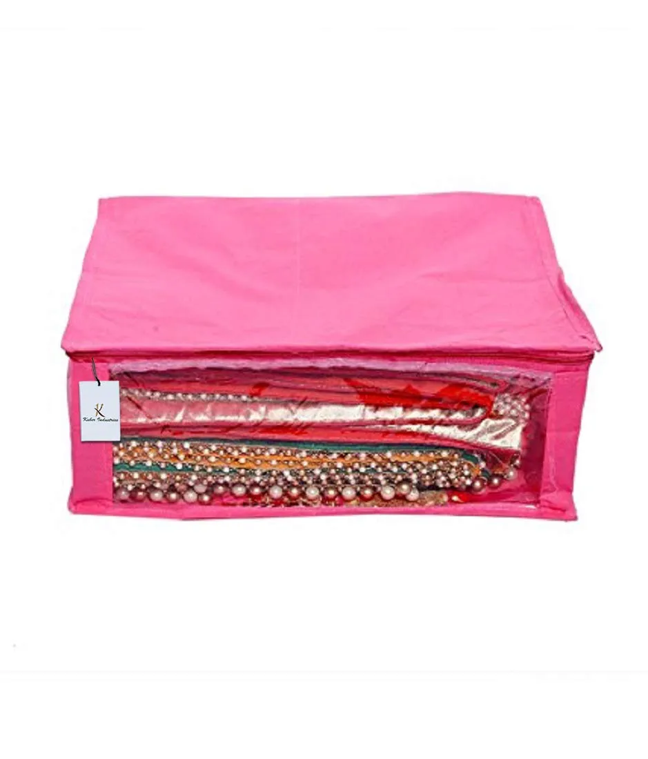 Kuber Industries 12 Piece Non Woven Saree Cover Set