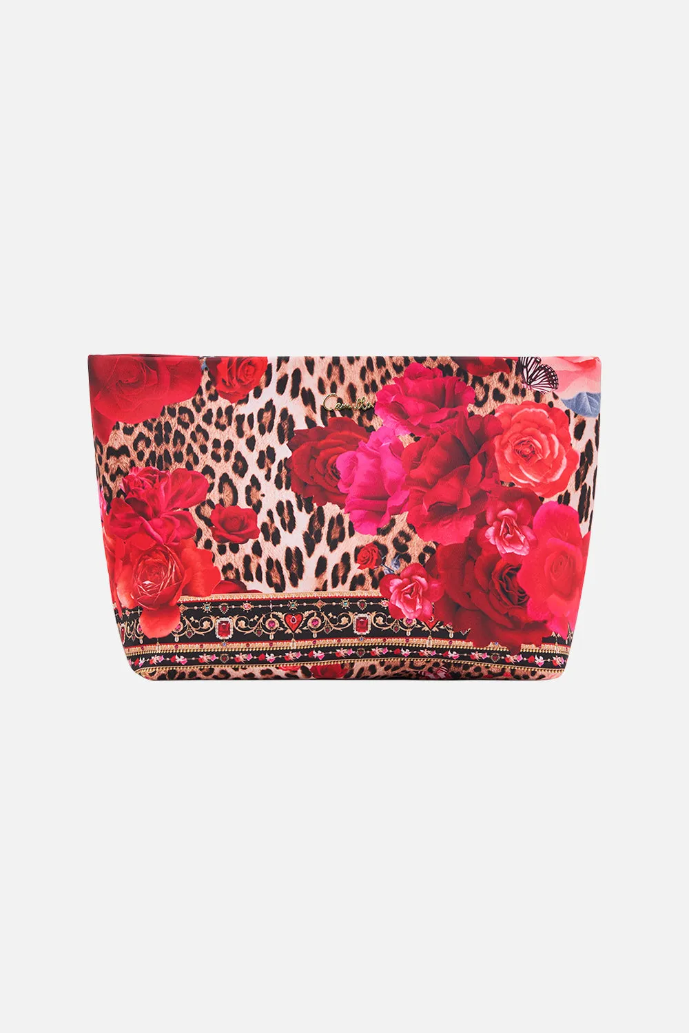 LARGE MAKEUP CLUTCH HEART LIKE A WILDFLOWER